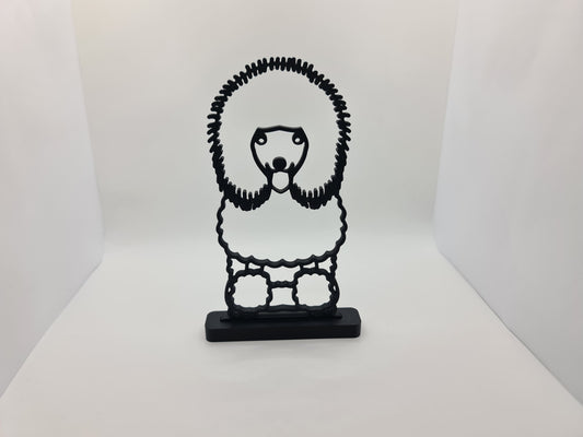 Poodle Line Art Model